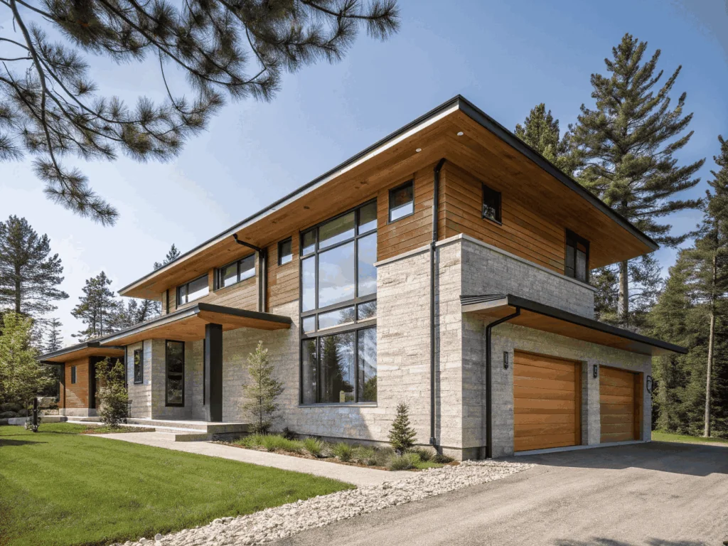 Modern residential house in the Greater Toronto Area