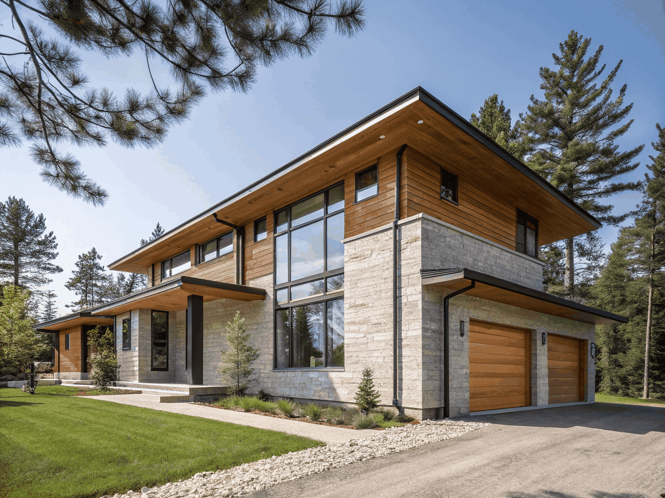 Modern residential house in the Greater Toronto Area