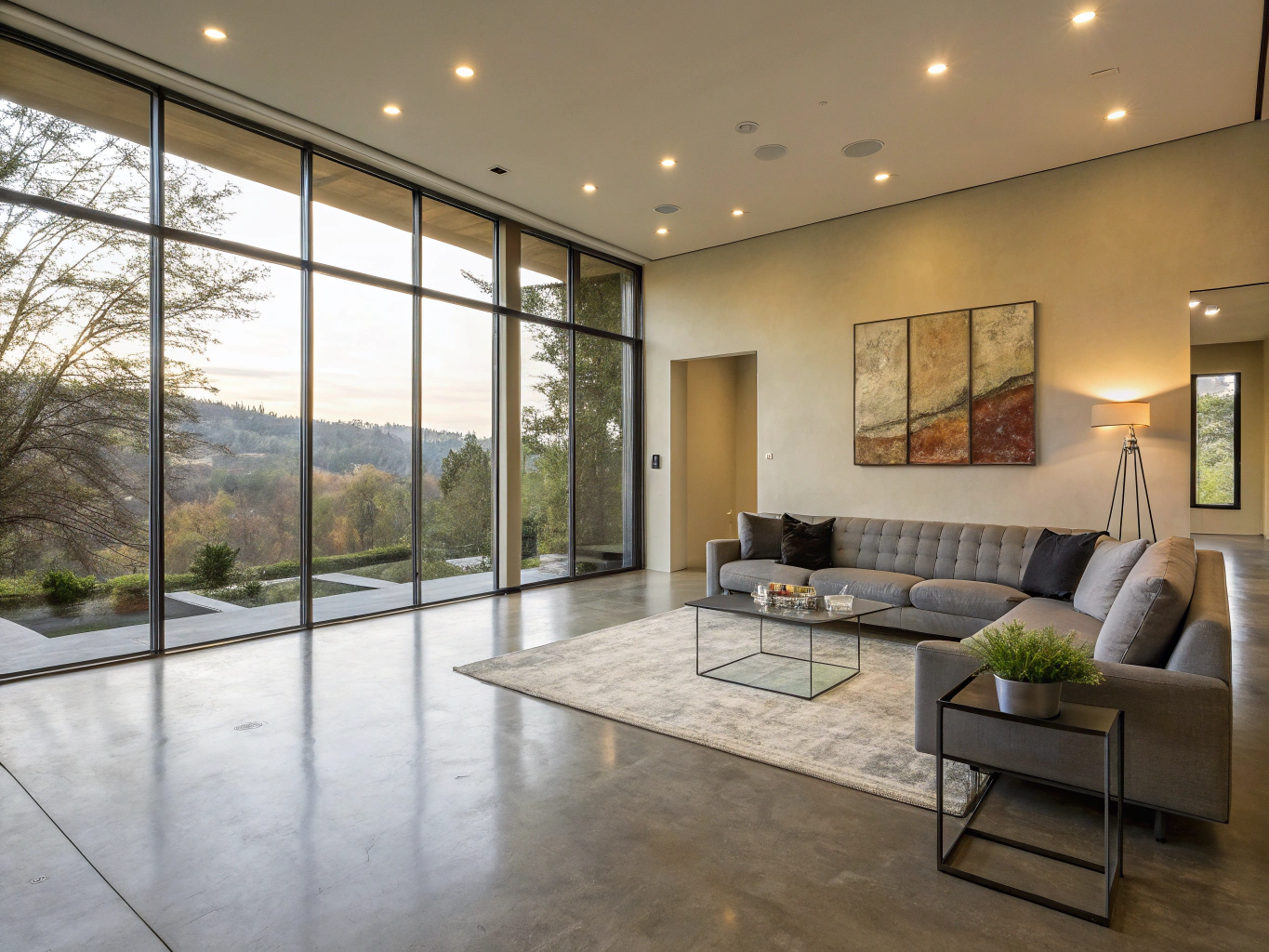 Modern condominium interior
