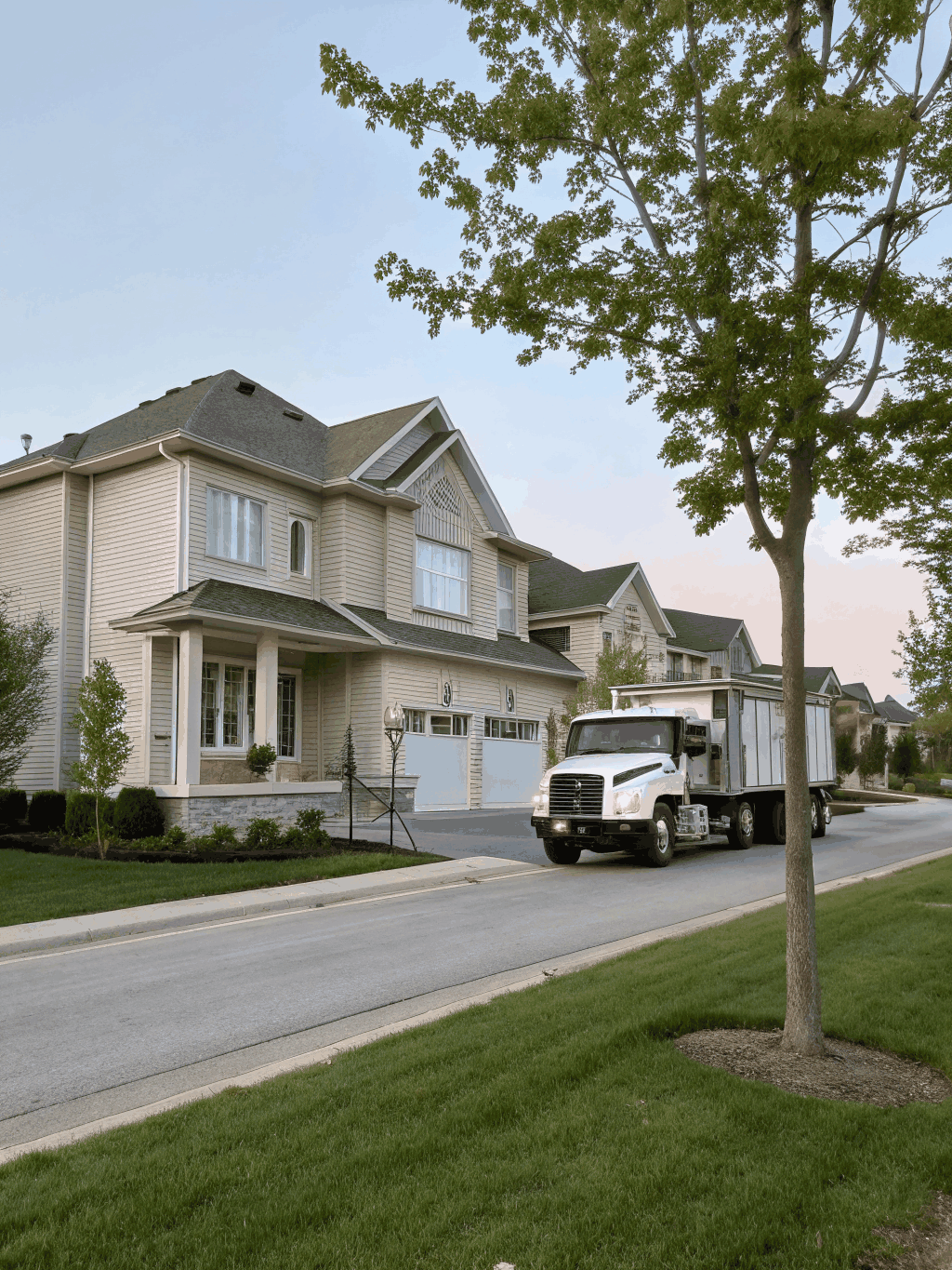 New residential development area in Brampton